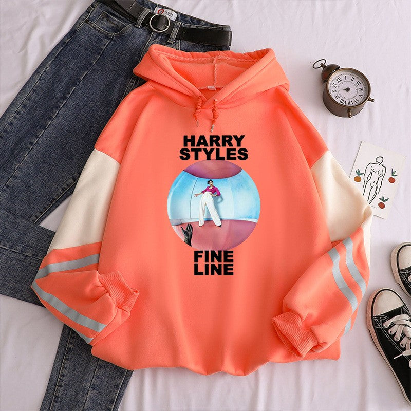 Arlenne Printed Fleece Hoodie