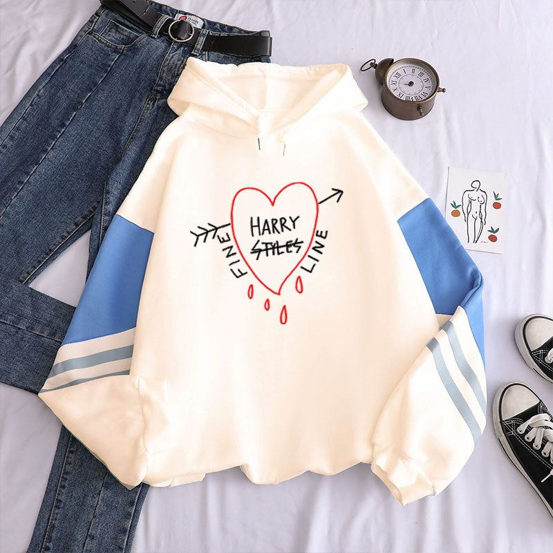 Arlenne Printed Fleece Hoodie