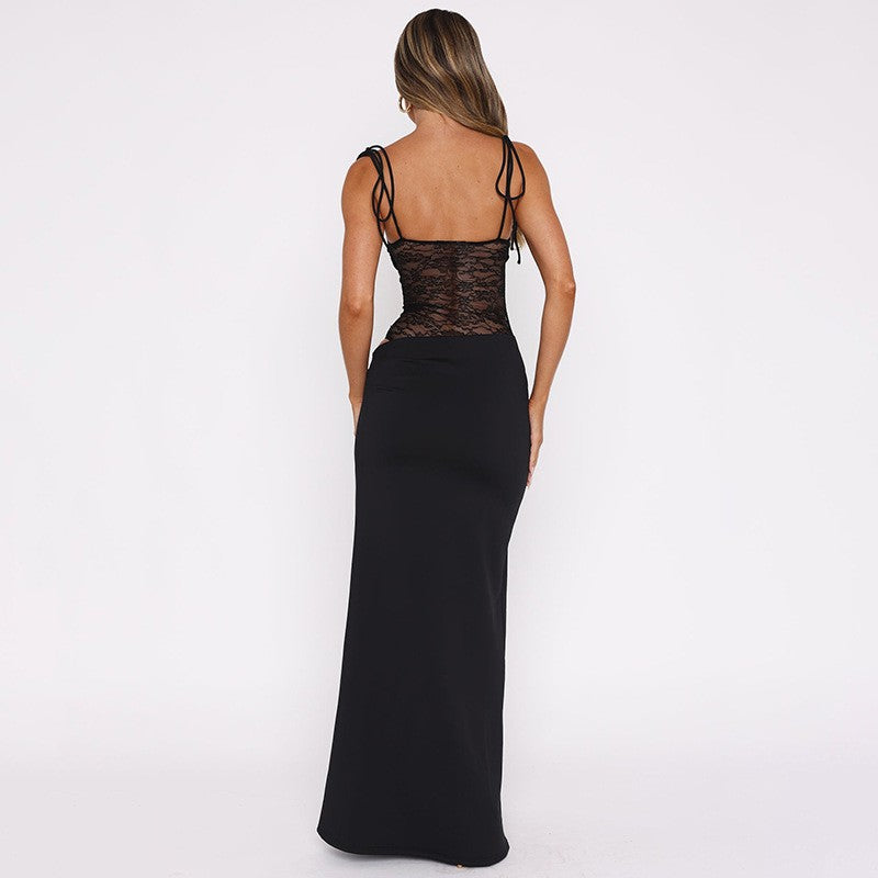 Elowen Lace Maxi Slip Dress