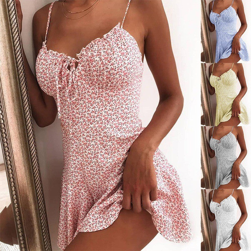 Ophelia Floral Slip Mini Dress