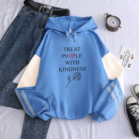 Arlenne Printed Fleece Hoodie
