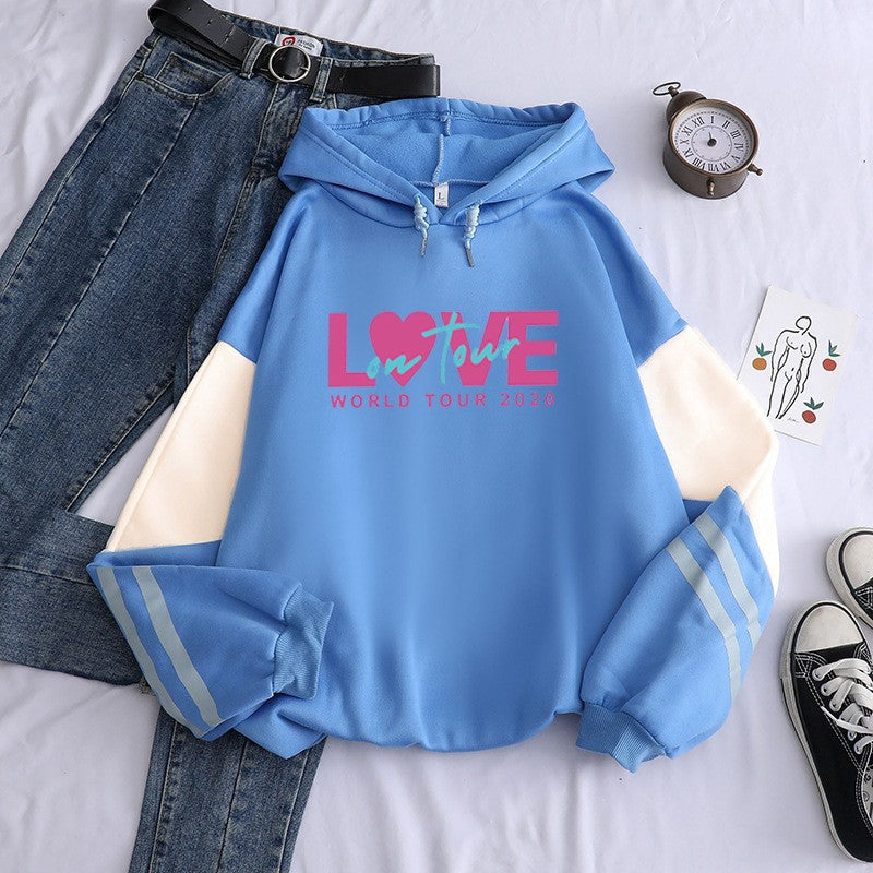 Arlenne Printed Fleece Hoodie