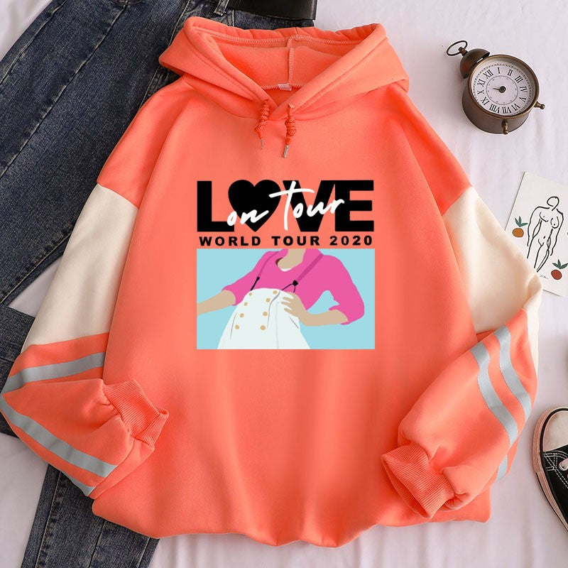 Arlenne Printed Fleece Hoodie