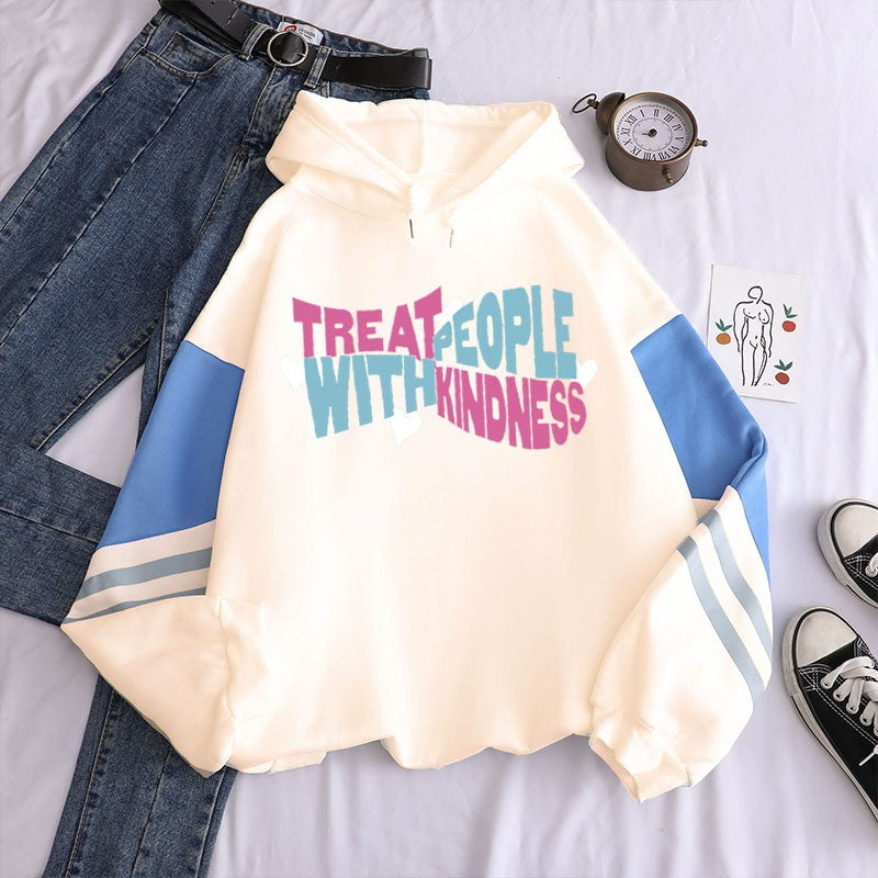 Arlenne Printed Fleece Hoodie