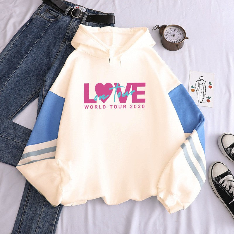 Arlenne Printed Fleece Hoodie