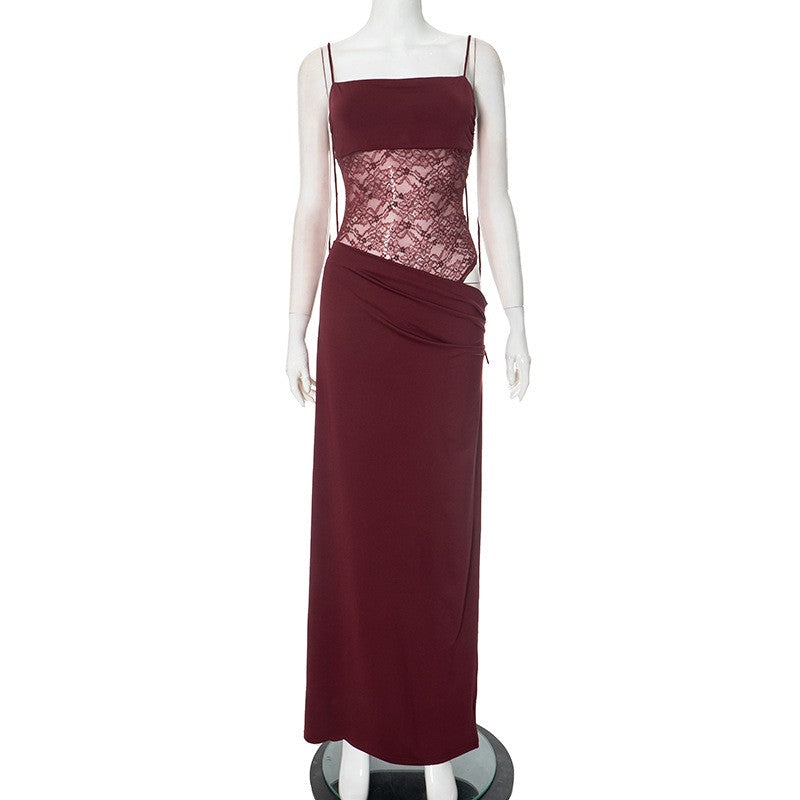 Elowen Lace Maxi Slip Dress