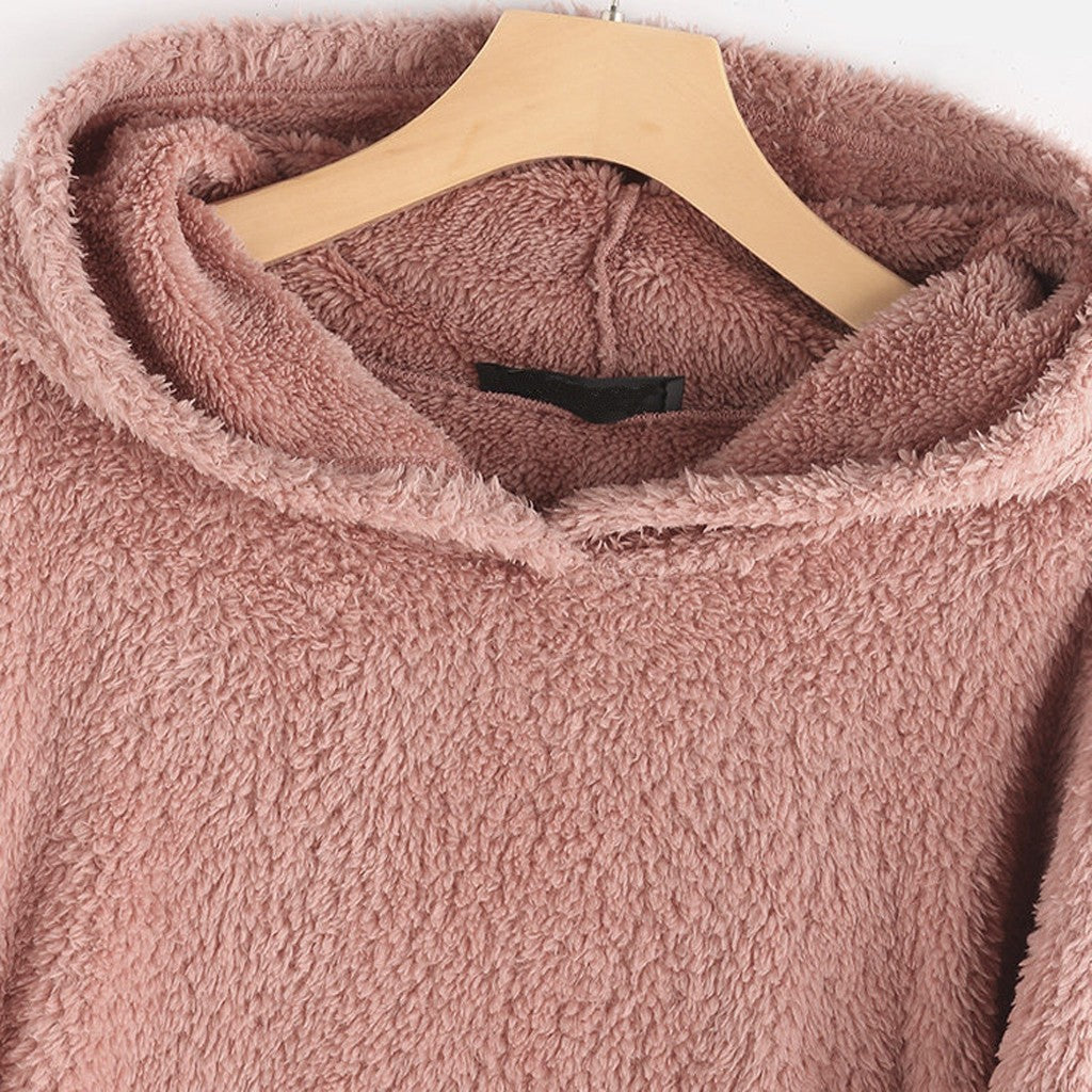 Lumi Cat Reversible Velvet Hoodie