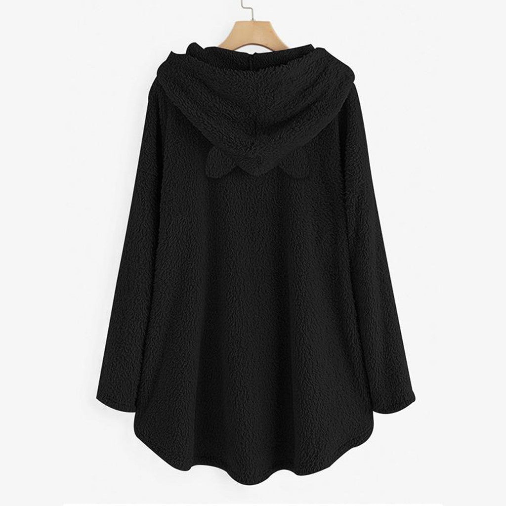 Lumi Cat Reversible Velvet Hoodie