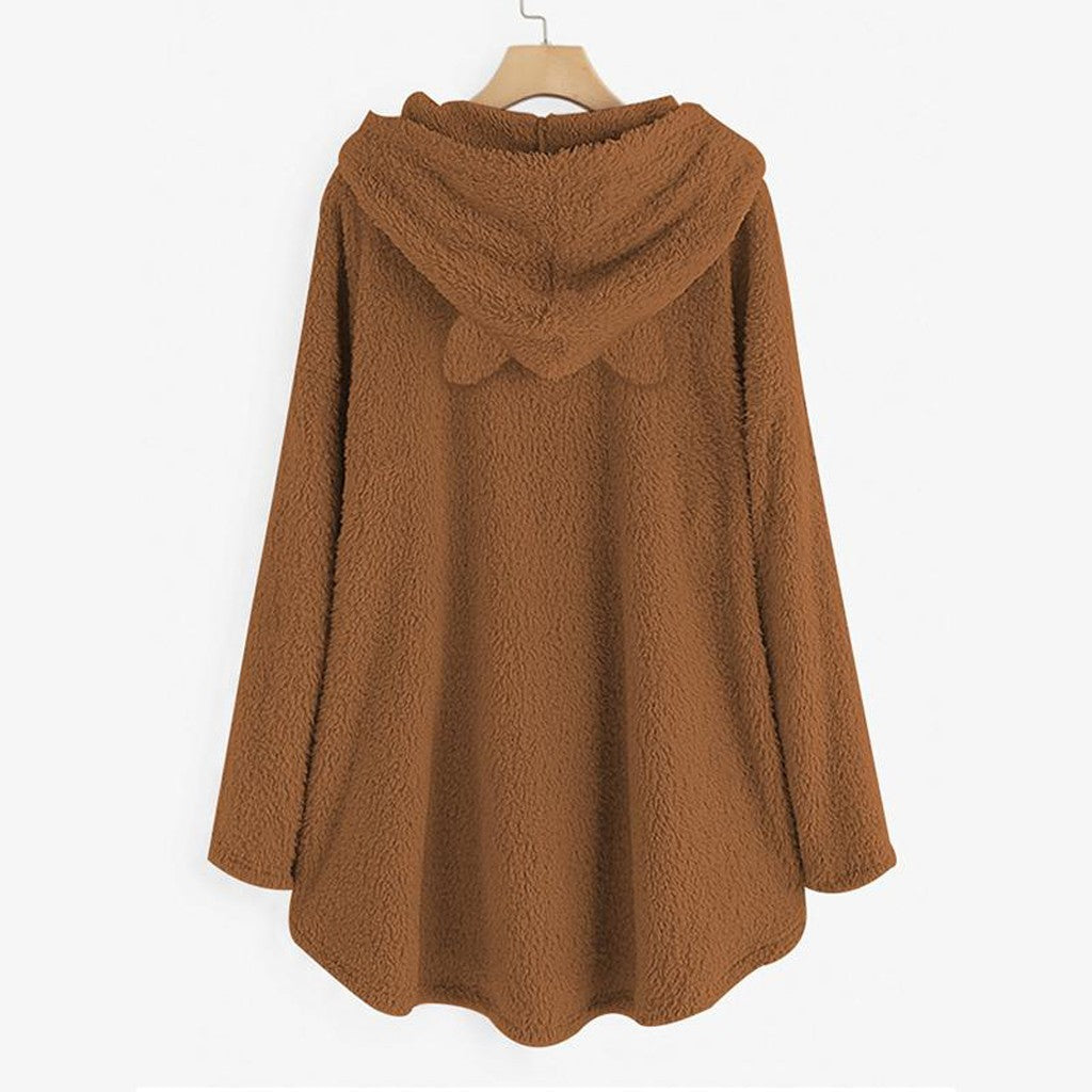 Lumi Cat Reversible Velvet Hoodie