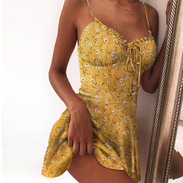 Ophelia Floral Slip Mini Dress